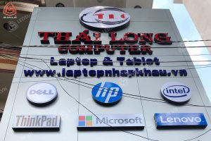 Làm bảng hiệu quận 8 alu chữ mica của Led Sun