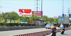 Bảng quảng cáo ngoài trời ở Quận 2 Led Sun triển khai