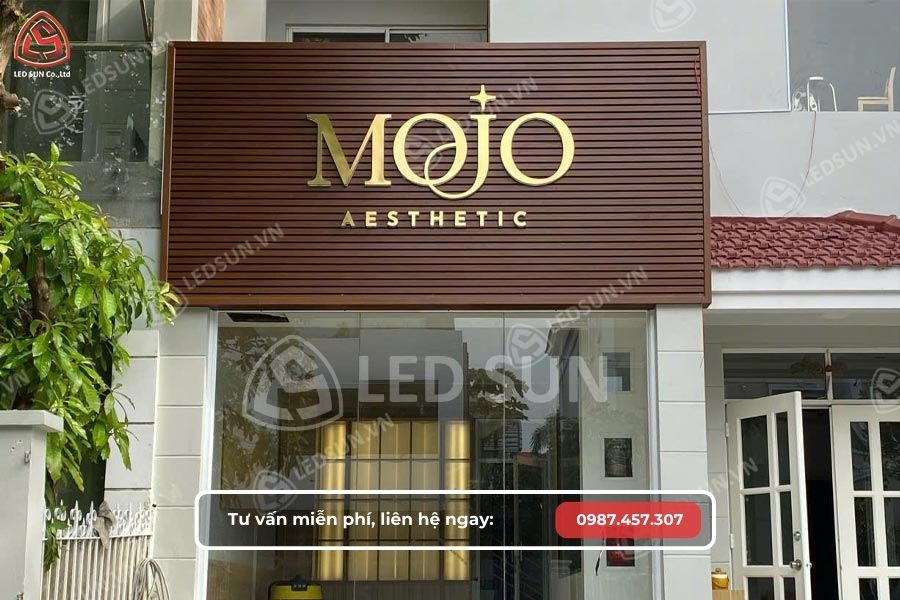 Mẫu bảng hiệu thẩm mỹ viện MOJO