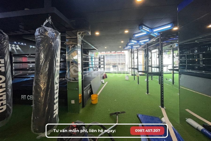 thi công phòng gym