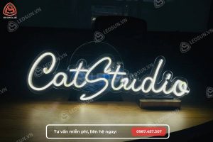 Bảng hiệu LED neon cho quán cà phê, nhà hàng, giúp tăng nhận diện thương hiệu
