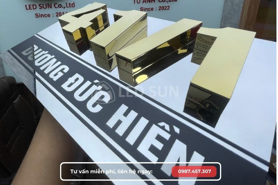 làm bảng số nhà quận 10