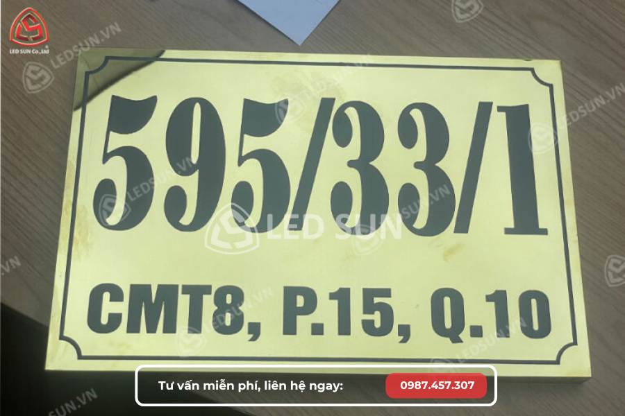 Dịch vụ làm biển số nhà quận 1