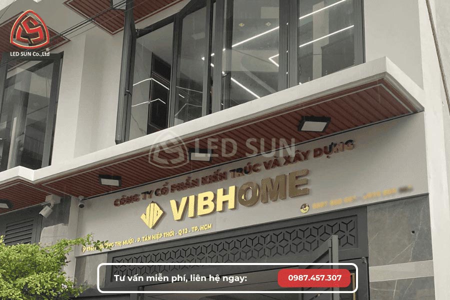 Làm bảng hiệu Bình Chánh