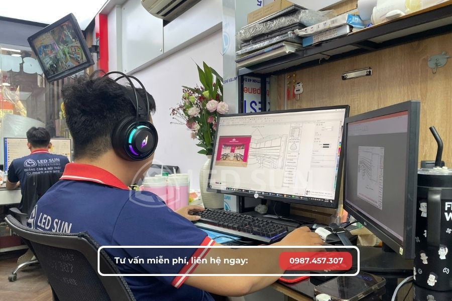 Làm bảng hiệu Bình Chánh