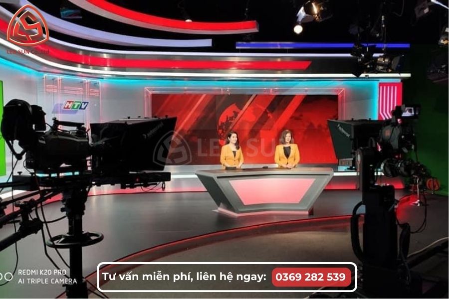 Đài truyền hình HTV sử dụng màn hình led của Sun Led