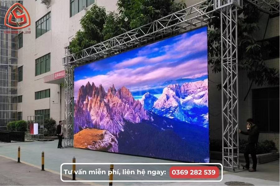 Màn hình LED ngoài trời hoạt động ổn định với tuổi thọ cao