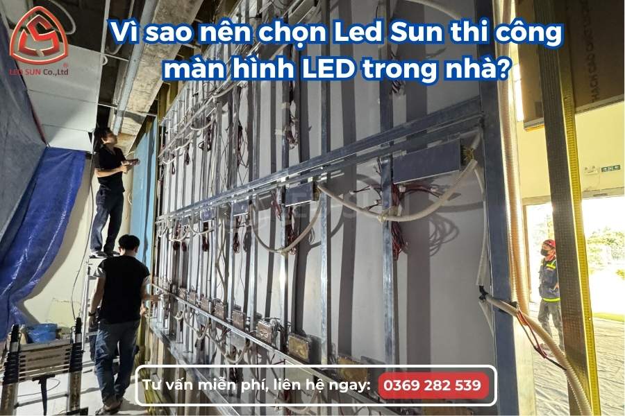 Led Sun lắp đặt màn hình LED indoor chất lượng cao